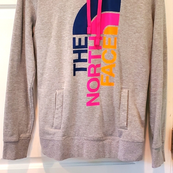 The North Face Grey Rainbow Hoodie - Picture 3 of 4